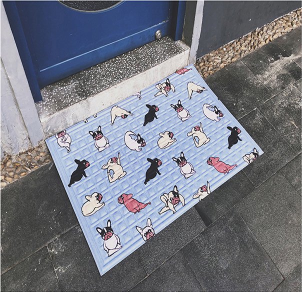 Tapis de porte Bulldog
