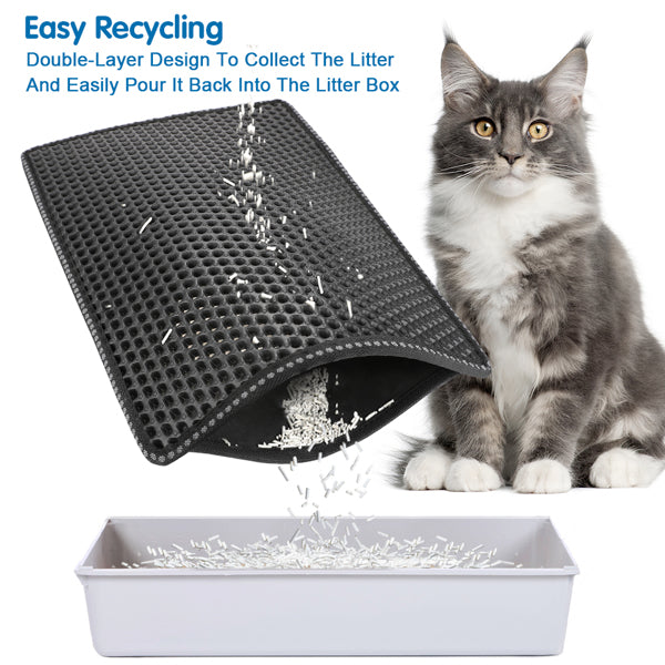 Tapis Litière Kitty Tapis Double Couche