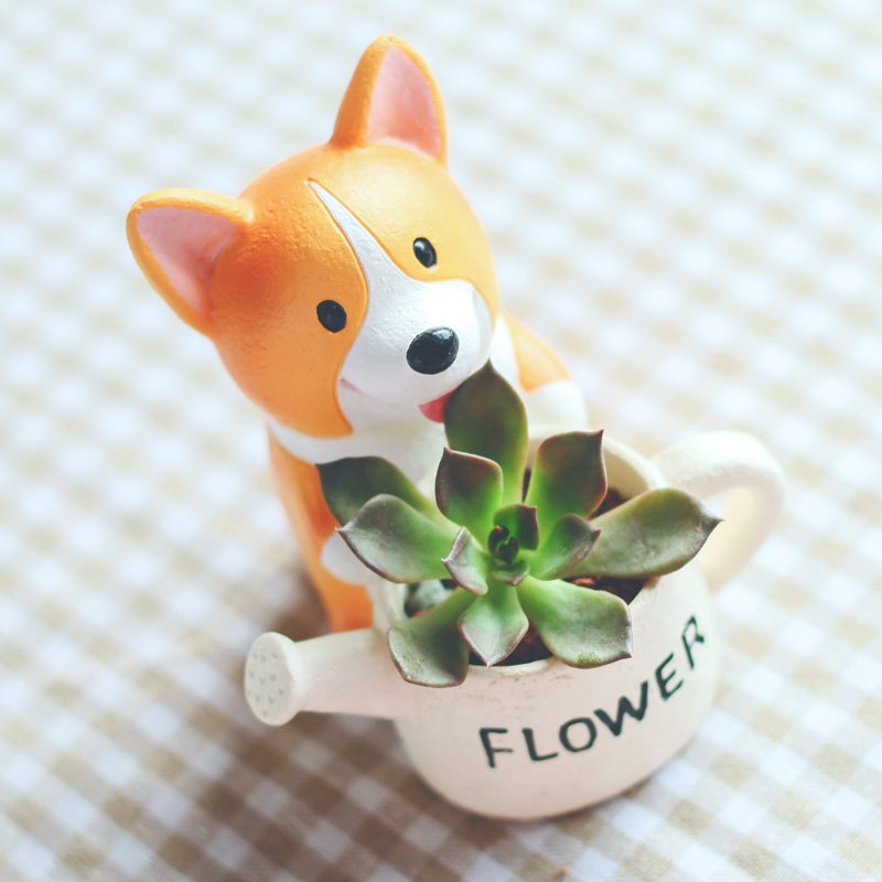 Pots de fleurs Corgi