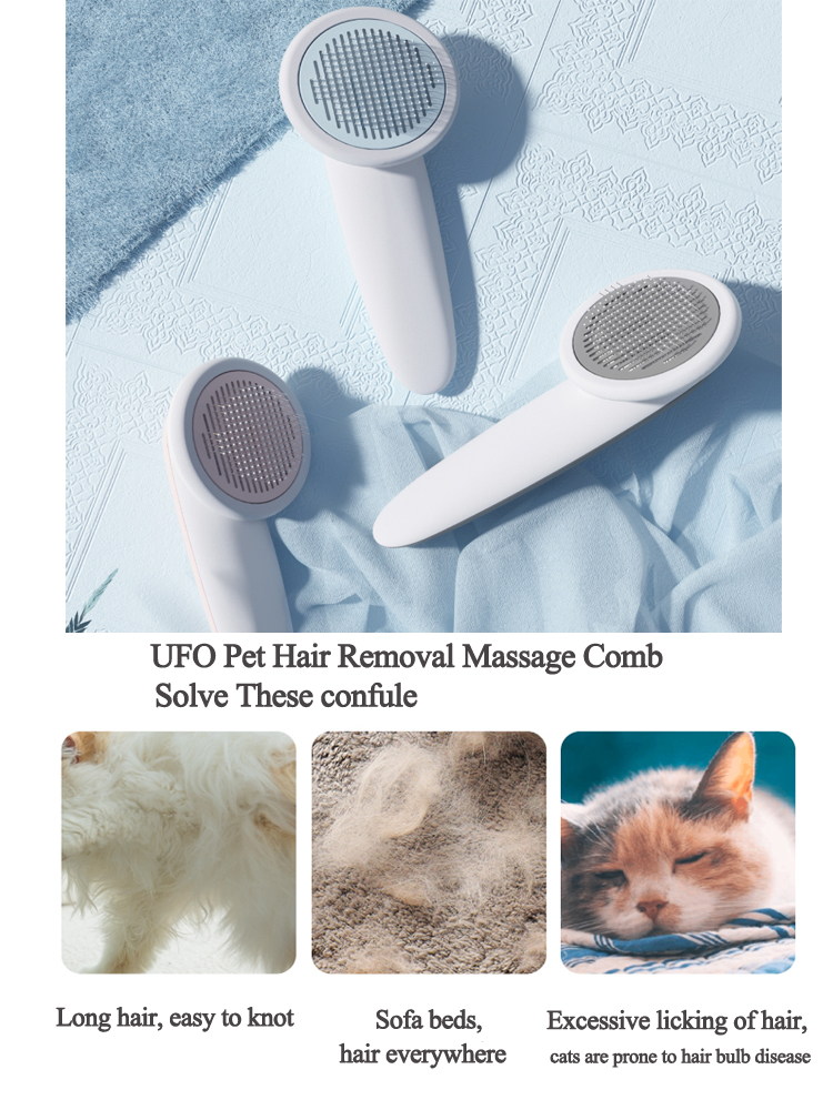 Peigne de massage UFO pour animaux - Peigne de toilettage pour chats et chiens
