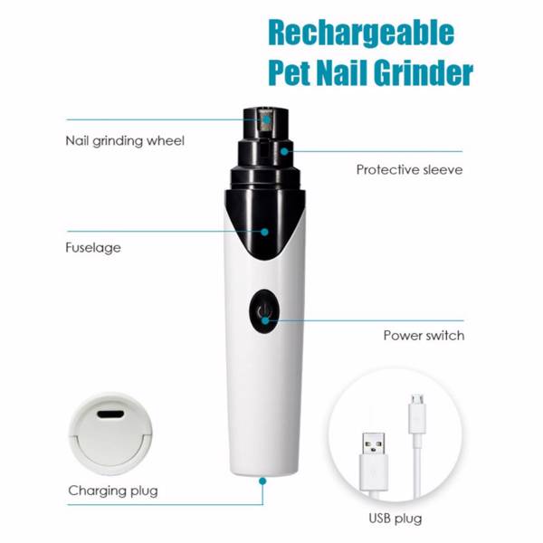 Tondeuse à Ongles Rechargeable pour Chien