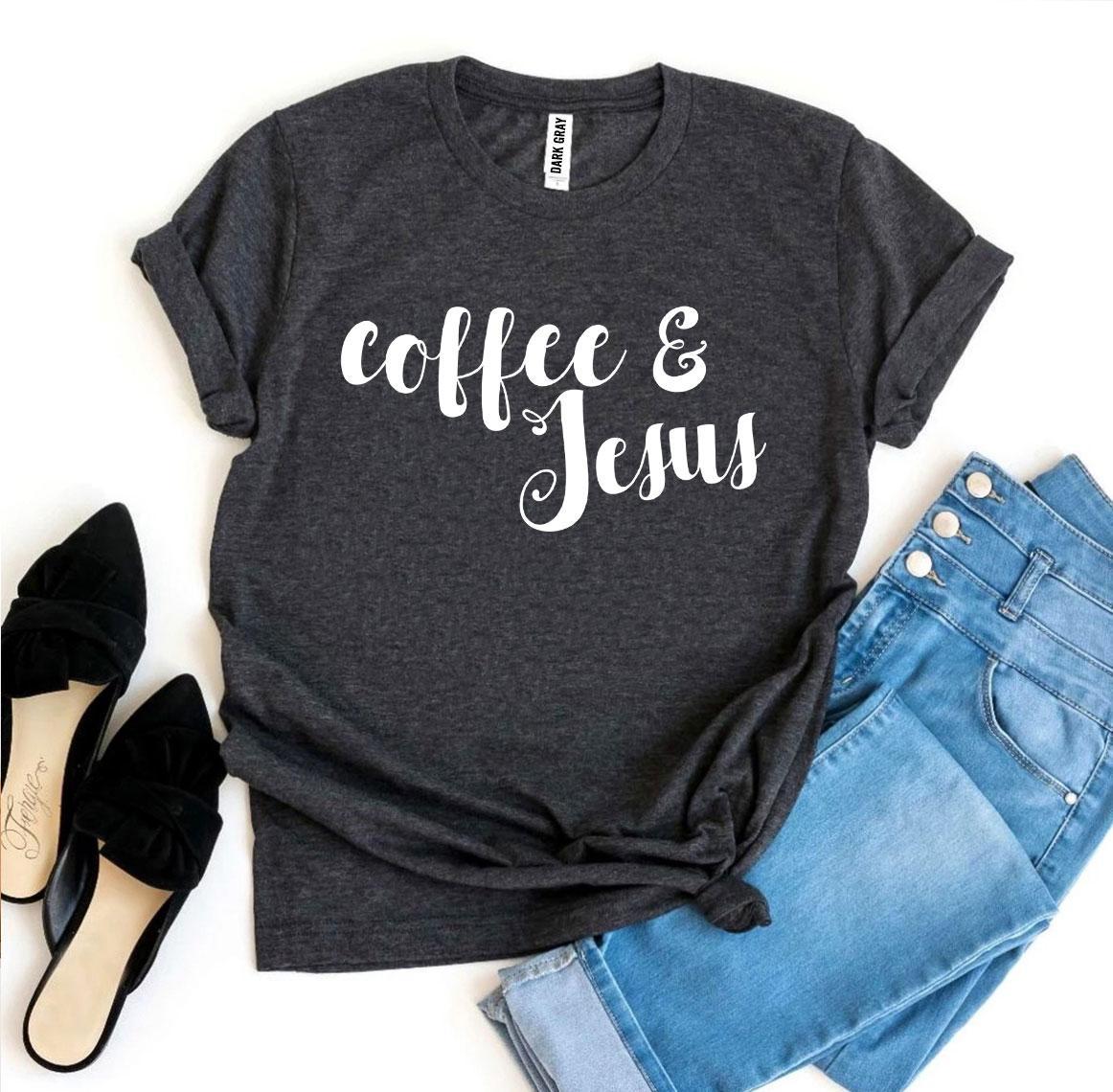T-shirt Café et Jésus