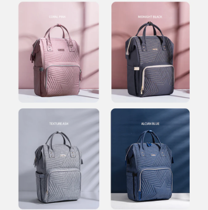 Sac à dos à langer matelassé moderne