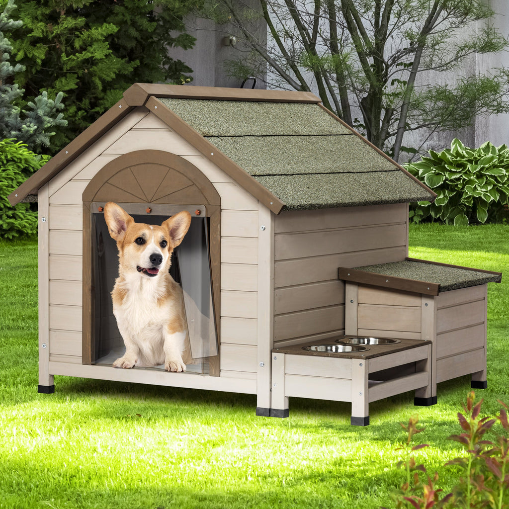 Maison en bois pour chien : confort et ventilation optimale