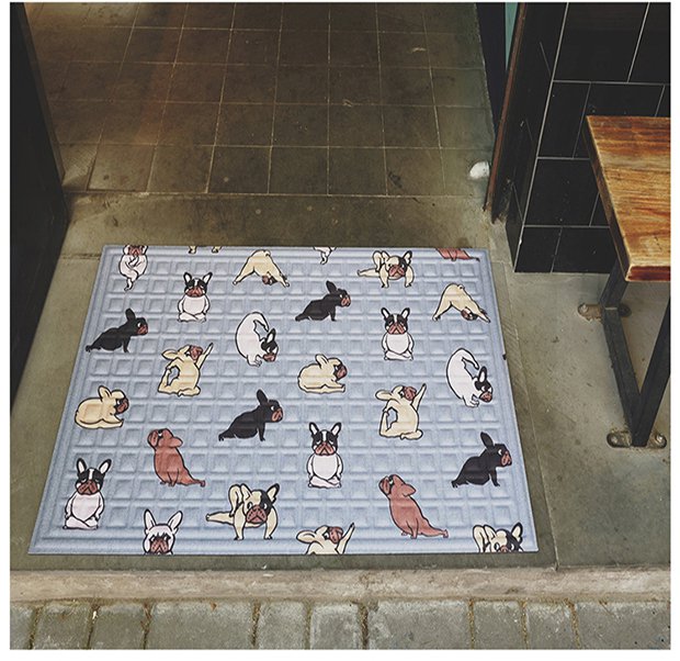 Tapis de porte Bulldog