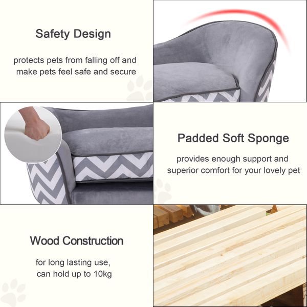 Sofa Douillet Élevé : Confort Luxueux pour Votre Chien