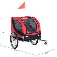Remorque vélo pliable pour animaux : confort et sécurité en balade