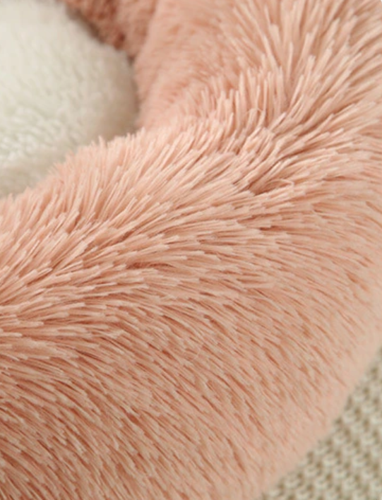 Lit en Peluche avec Oreilles et Queue pour Chats et Petits Chiens