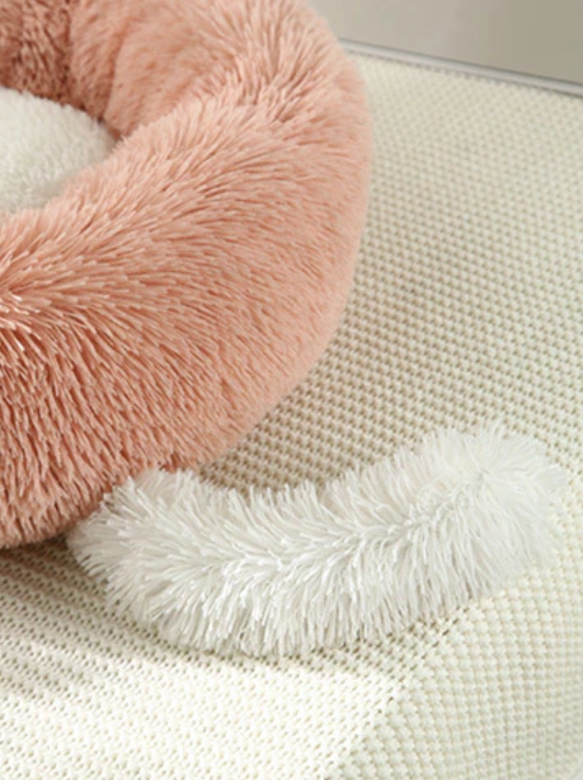 Lit en Peluche avec Oreilles et Queue pour Chats et Petits Chiens