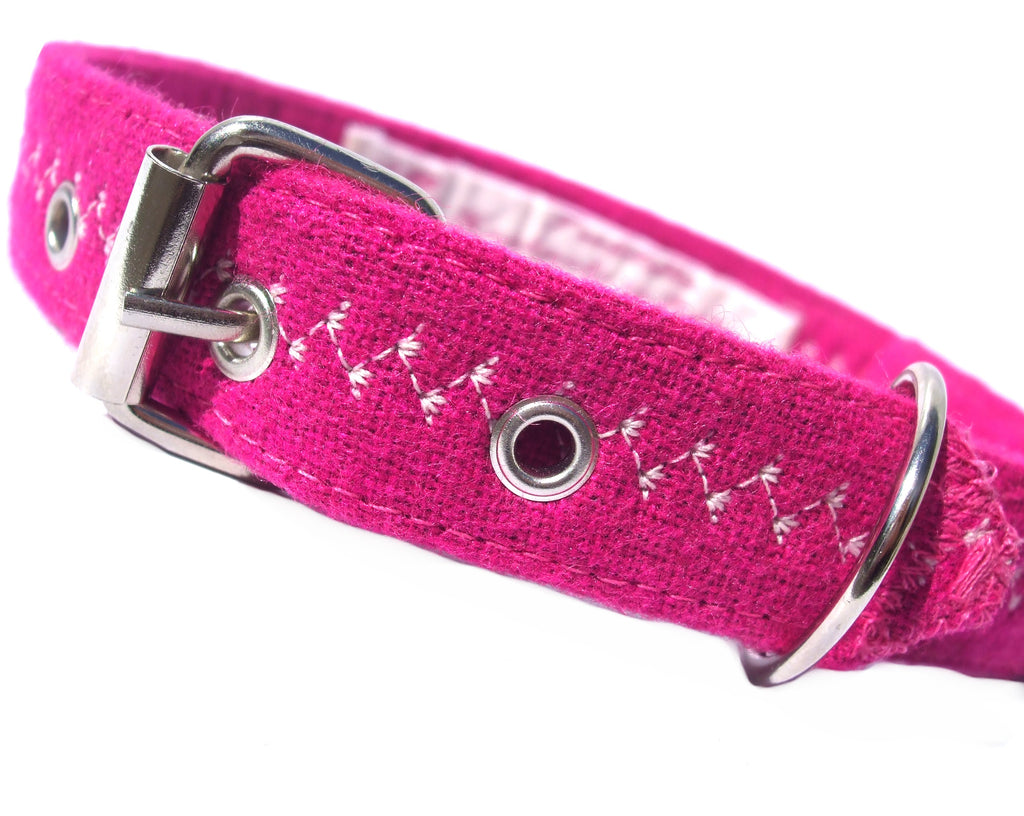 Collier pour chien en forme de cœur fait main
