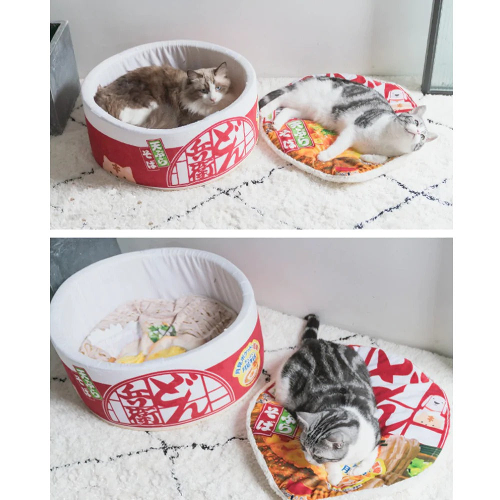 Coussin Lit Ramen pour Animaux