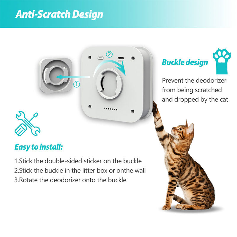 Purificateur d'odeur intelligent pour litière de chat