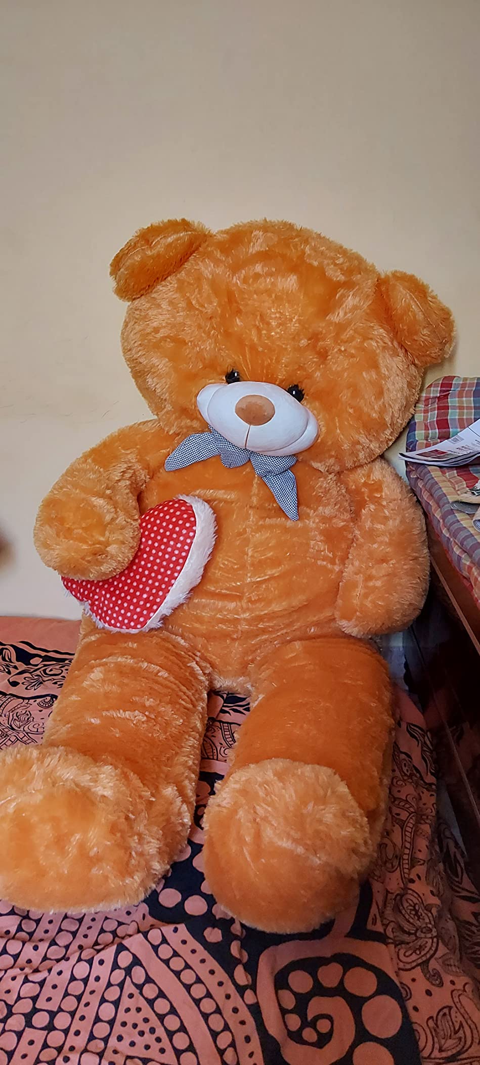 3 feet teddy bear stuffed animal Doux Jouet gift