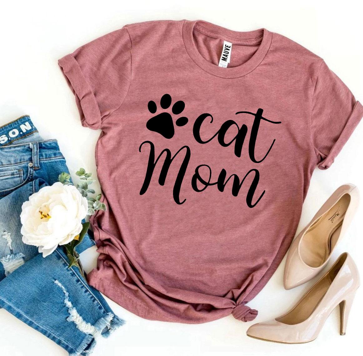 T-shirt 'Chat Mom'