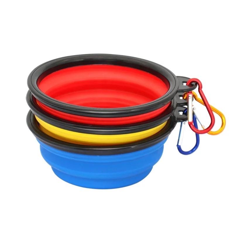 Gamelle de Voyage Pliable en Silicone pour Animaux