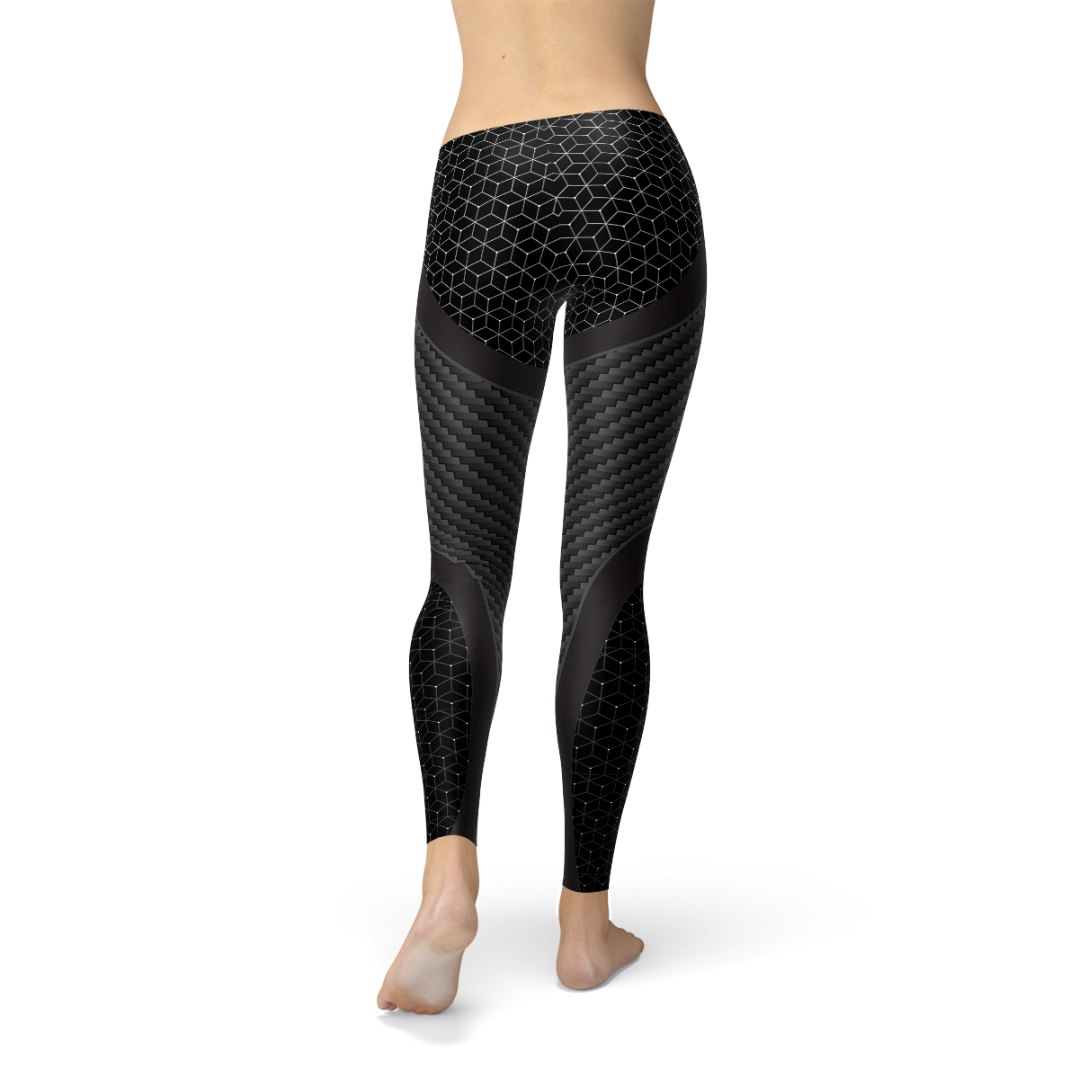 Leggings de sport en fibre de carbone pour femmes