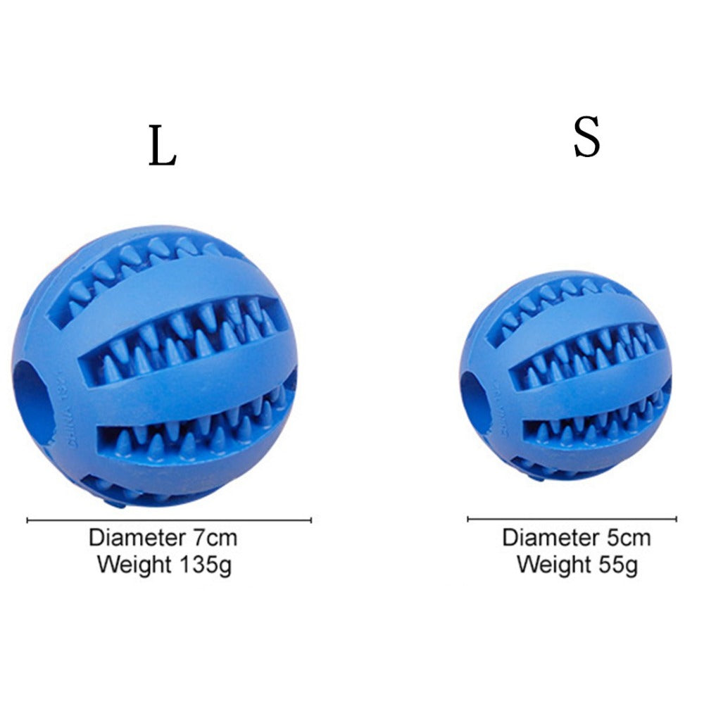 Balles distributeurs de nourriture pour chiens, chats et chiots, jouets à mâcher pour les dents