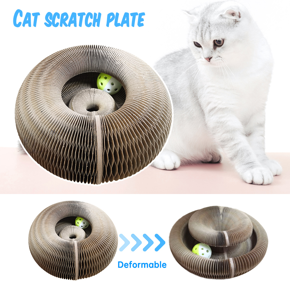 Planche à gratter en papier magique pour chats