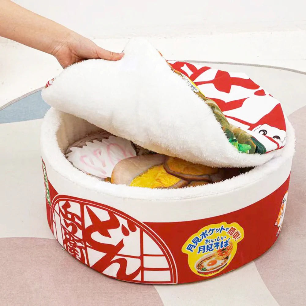 Coussin Lit Ramen pour Animaux