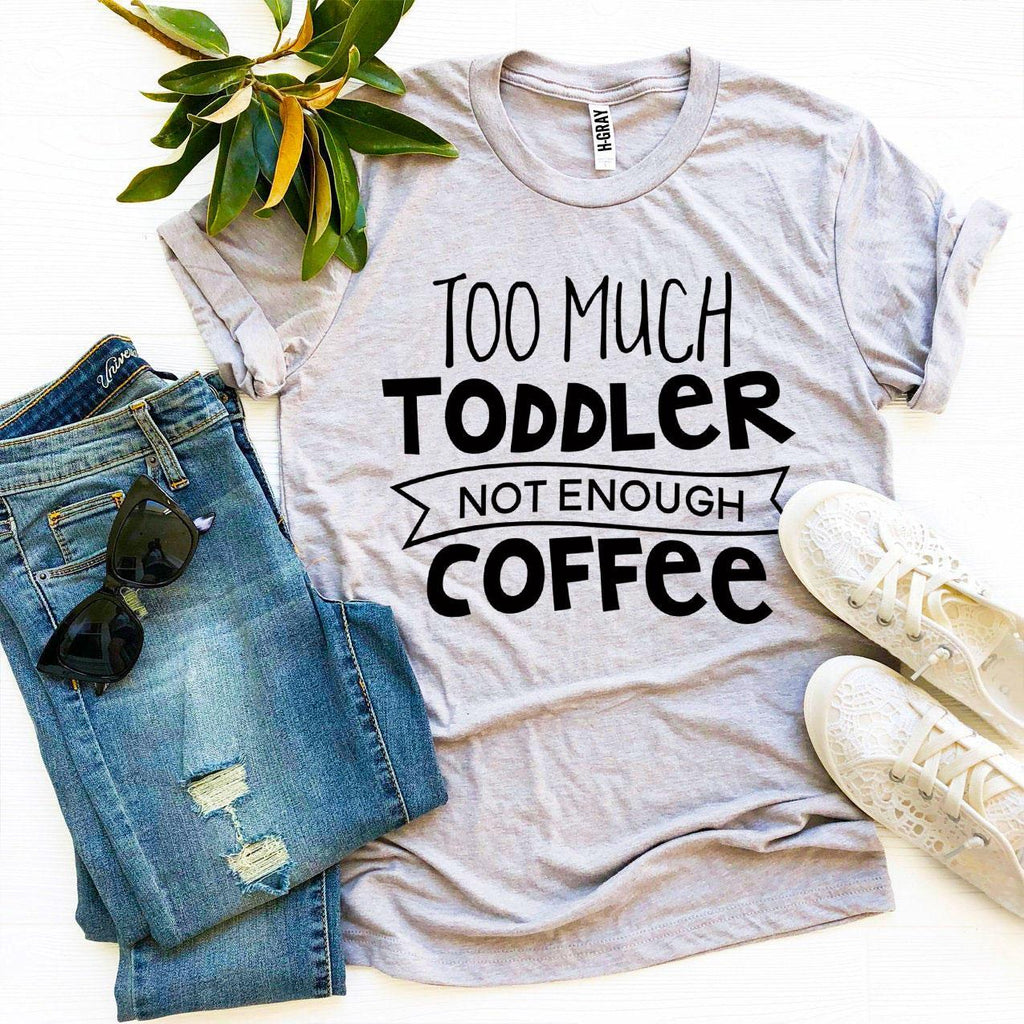 T-shirt "Trop de petits, pas assez de café"