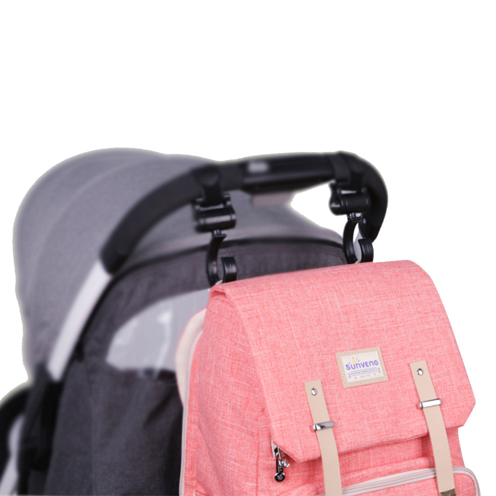 Sac à dos de voyage en toile pour couches