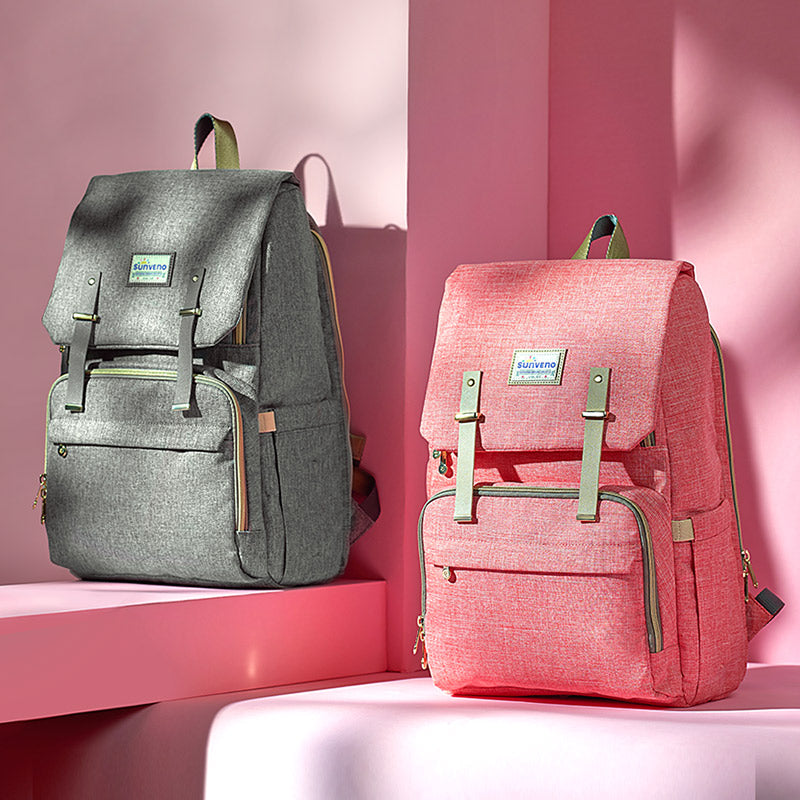 Sac à dos de voyage en toile pour couches