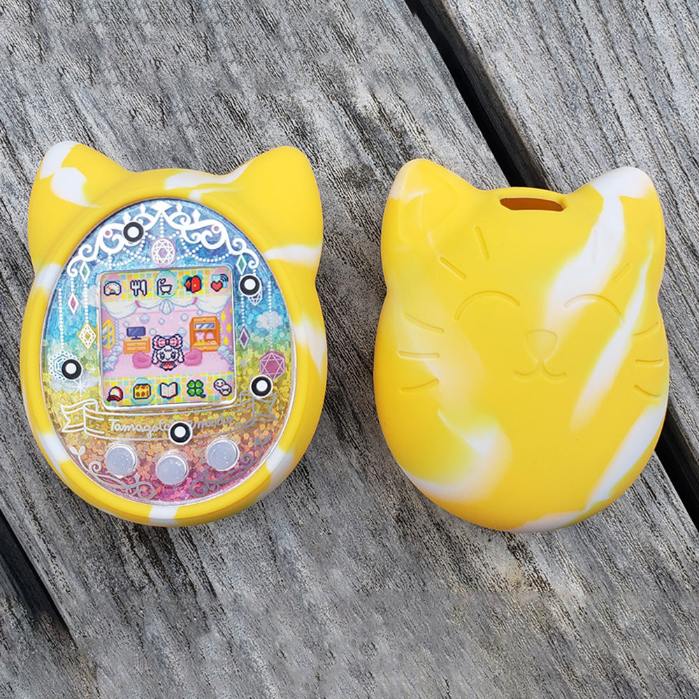 Étui en silicone protecteur pour Tamagochi Mix Jaune