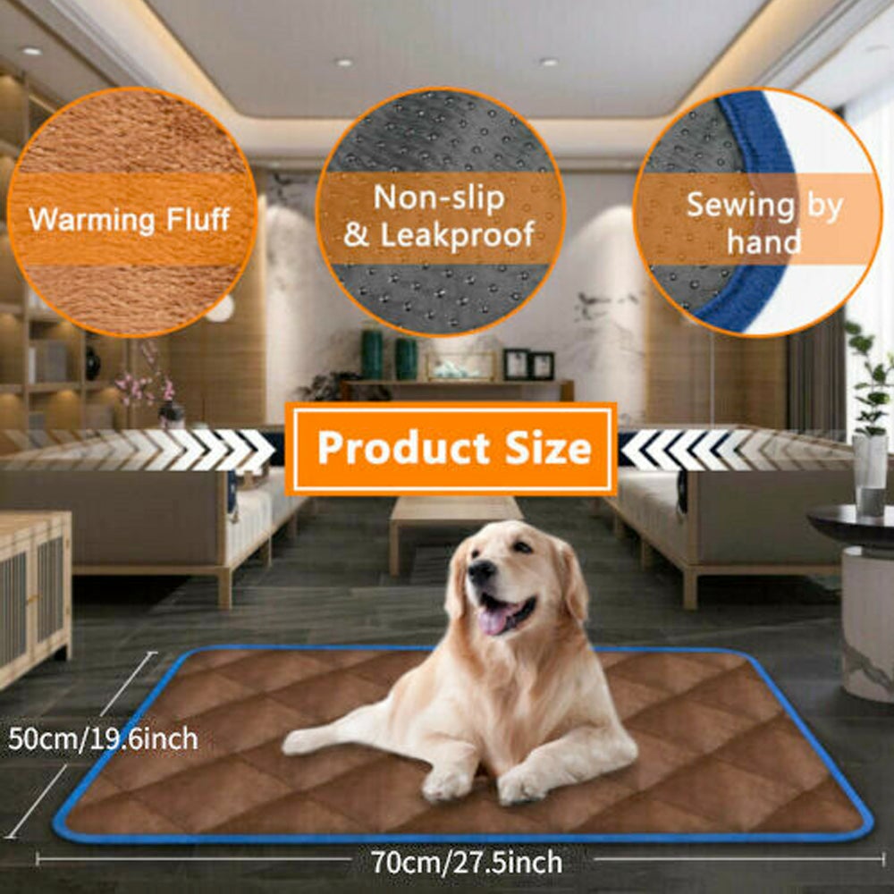Matelas thermique auto-chauffant pour chiens et chats