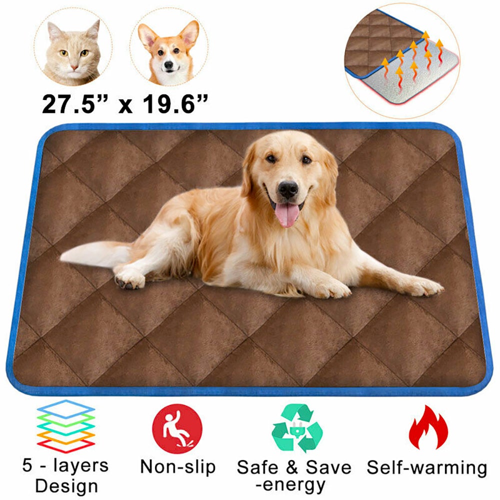 Matelas thermique auto-chauffant pour chiens et chats