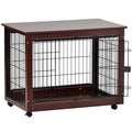 39” Length Furniture Style Animal Chien Cage Cage End Table
