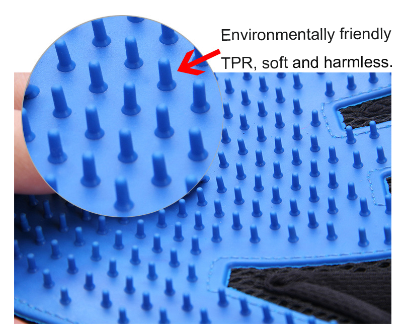 Gants de nettoyage pour poils d'animaux