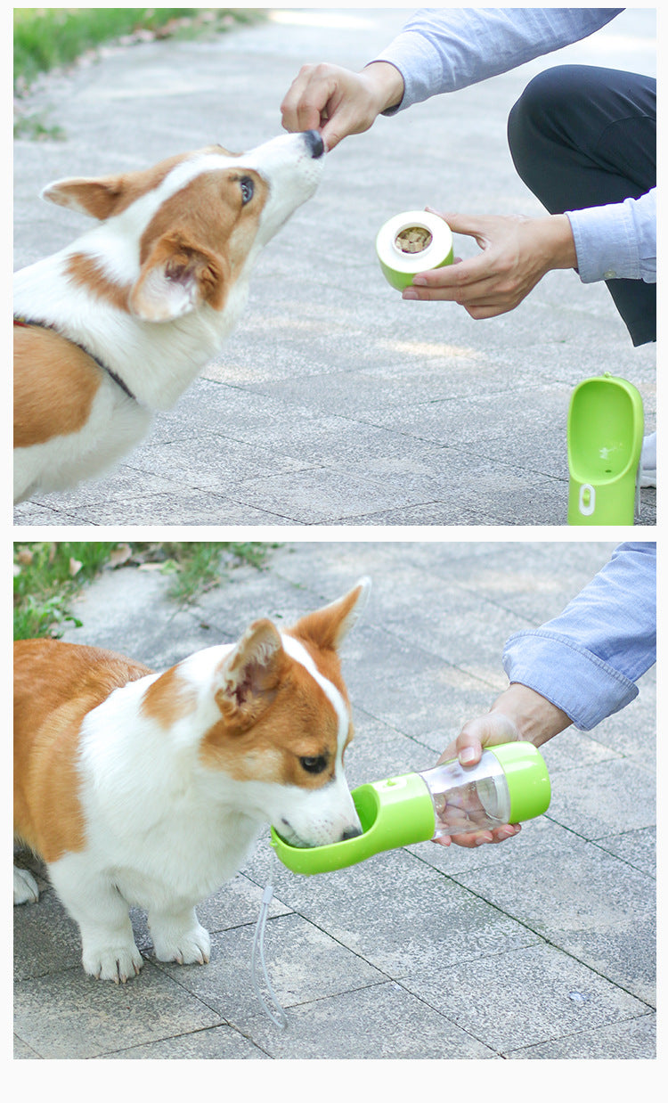 Bouteille portable pour nourriture et eau pour animaux