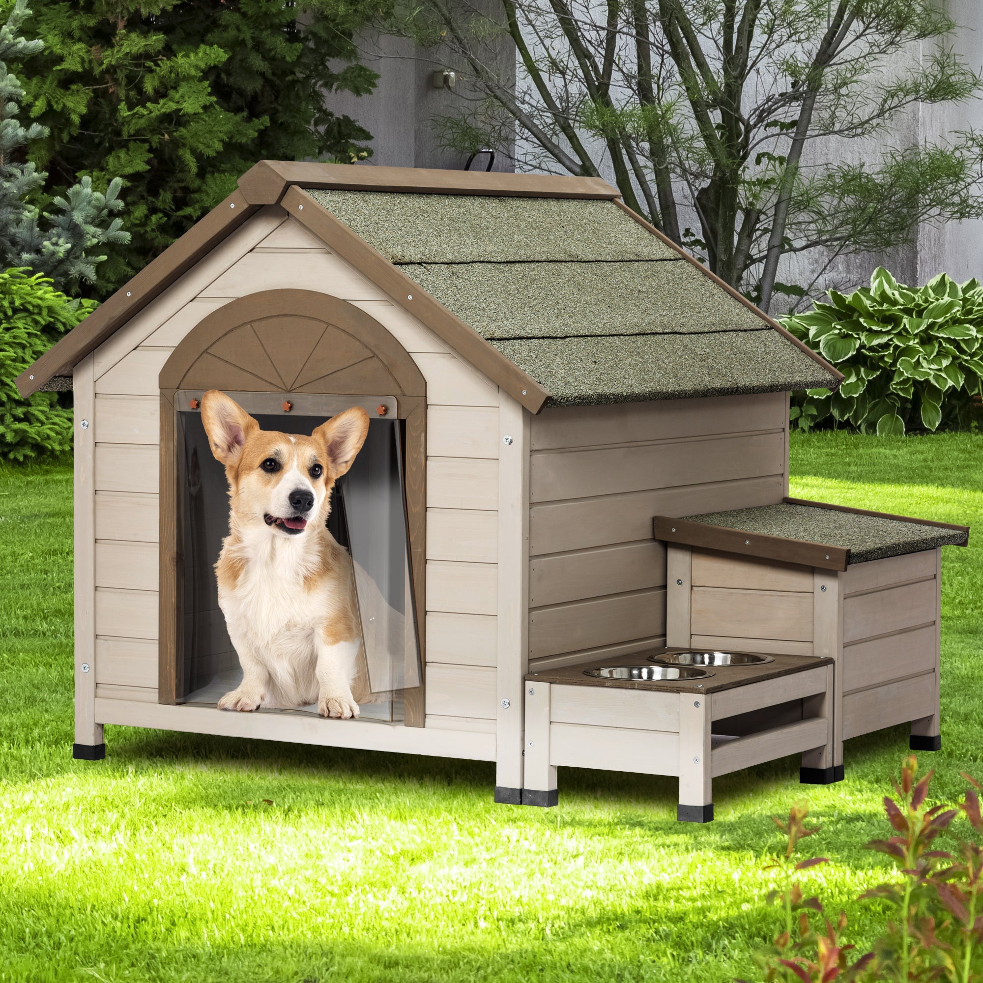 Maison en bois pour chien : confort et protection en extérieur