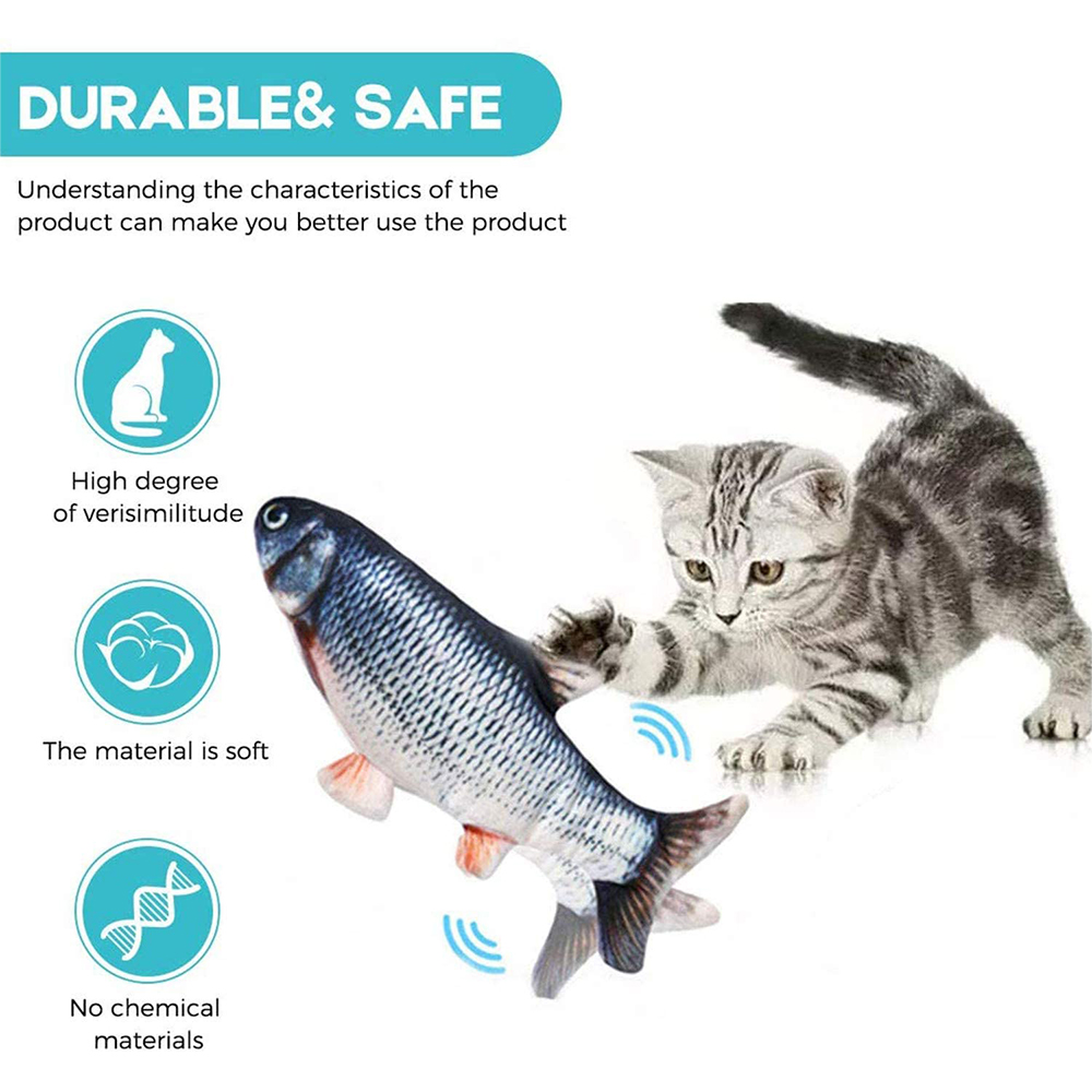 Jouet Poisson Électronique pour Chats