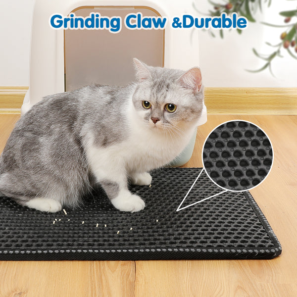 Tapis Litière Kitty Tapis Double Couche