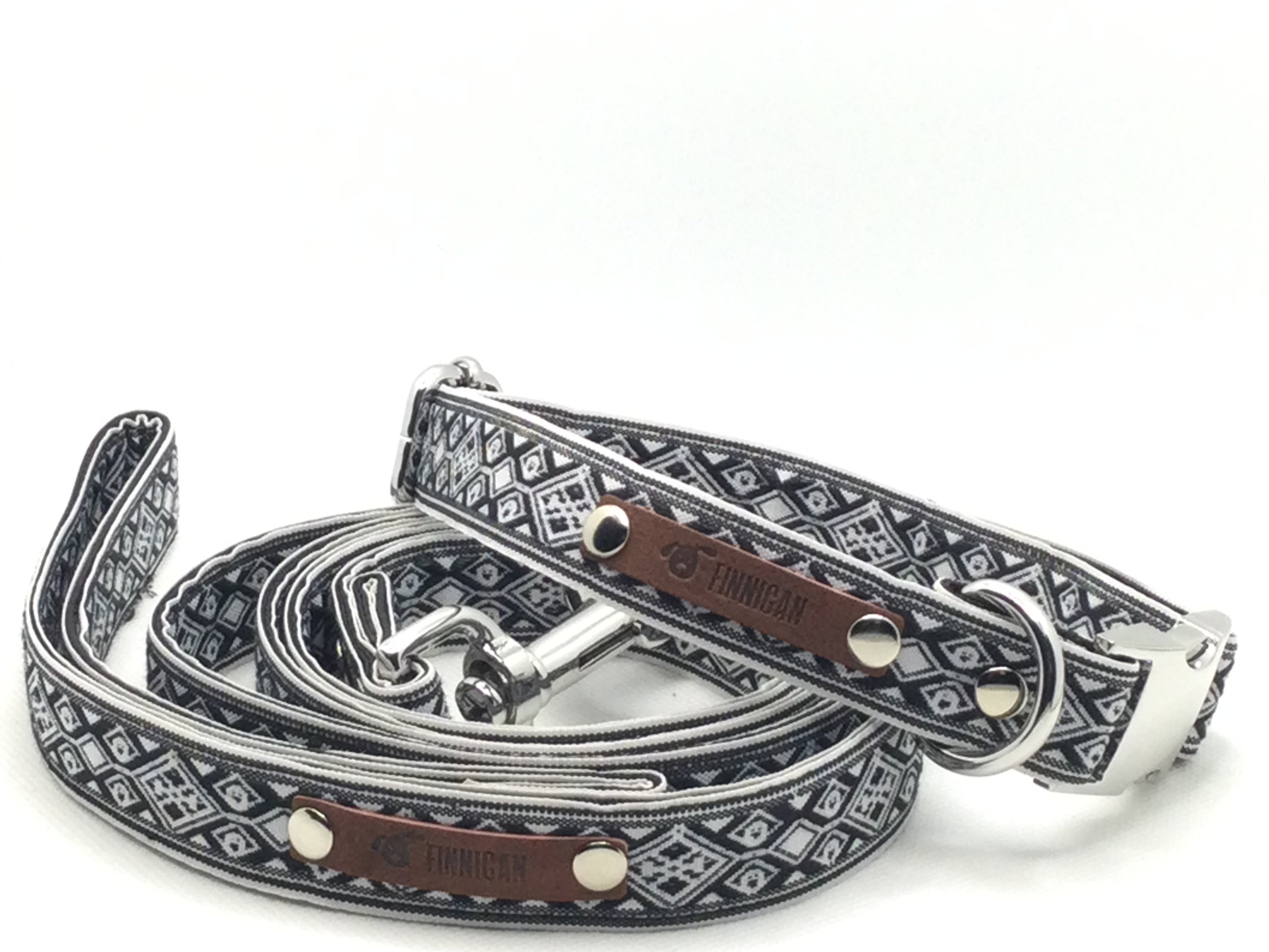 Collier en Coton Élégance Personnalisée pour Chiens