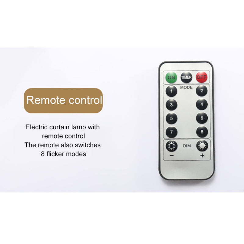 Guirlande lumineuse étoile de lune avec télécommande