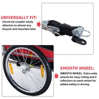 Remorque vélo pliable pour animaux : confort et sécurité en balade