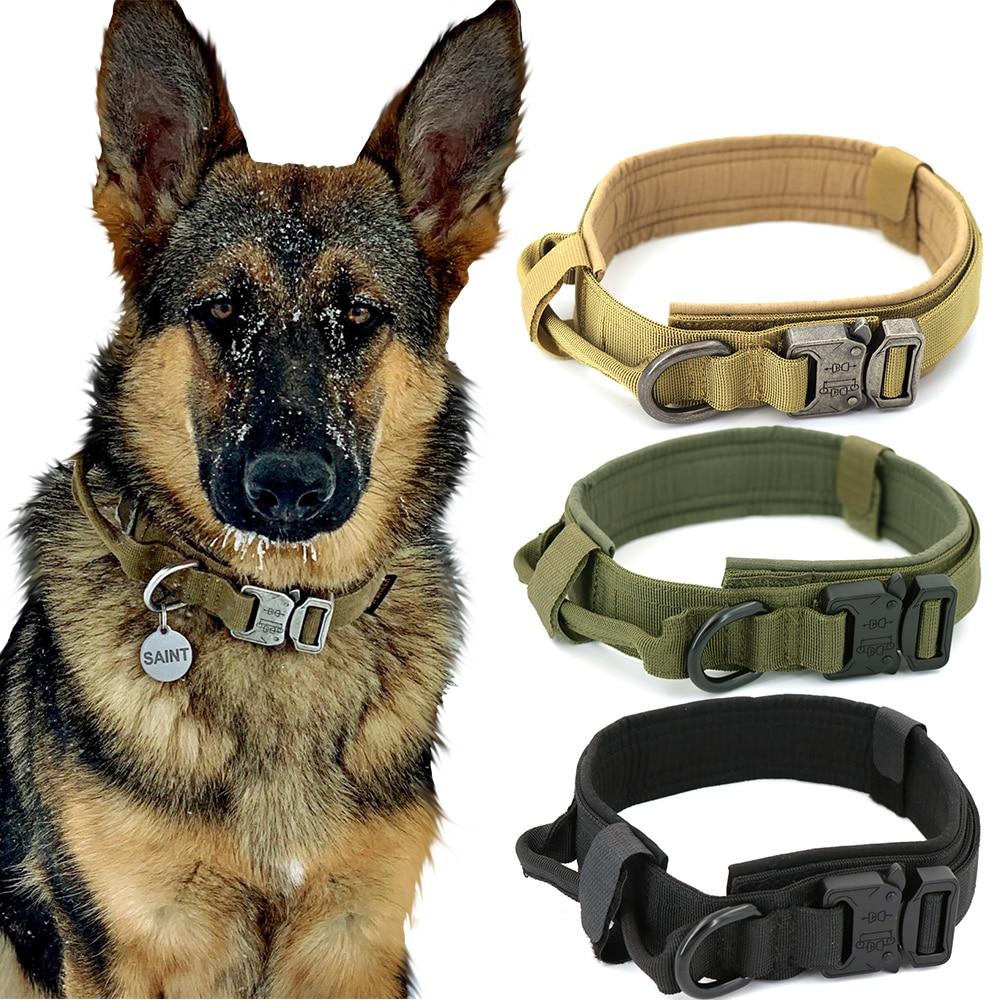 Collier Tactique Résistant pour Chien