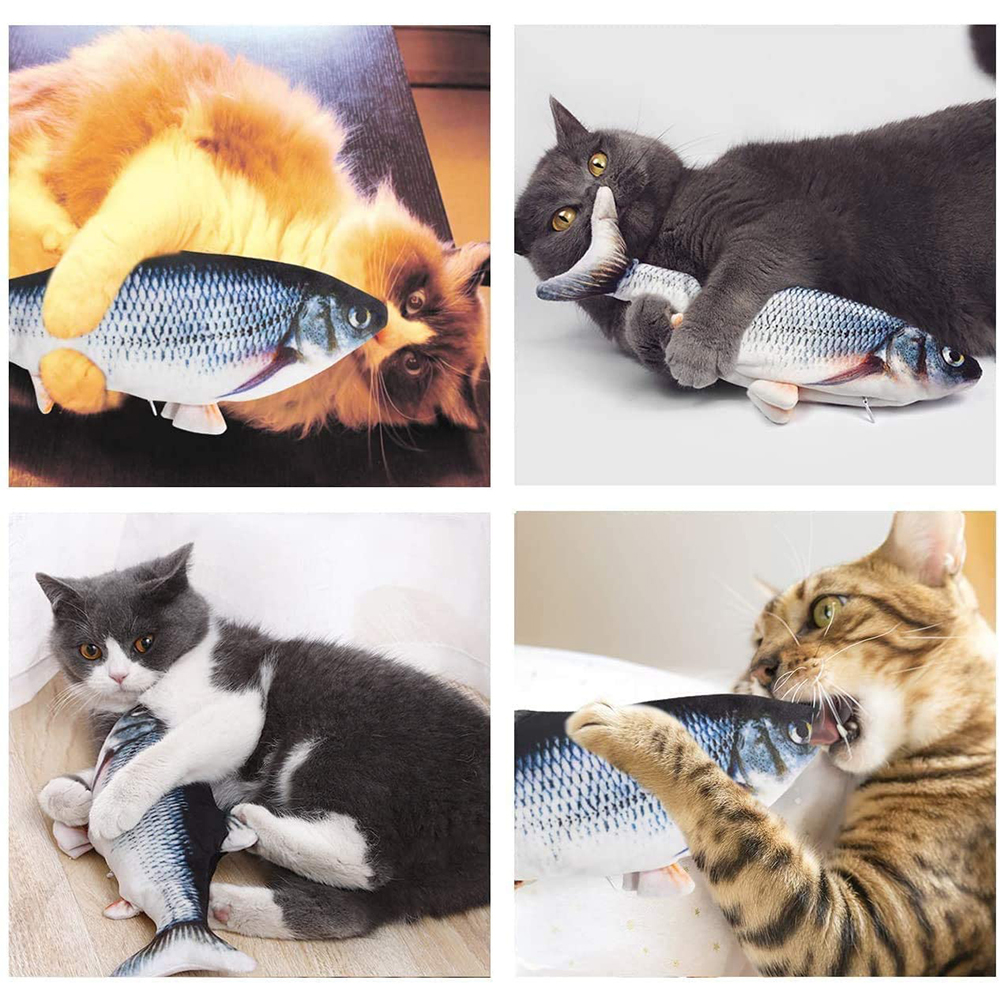 Electronic Floppy Fish Chat Jouet Moving Fish Jouet pour Chats