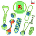 9 Jouets à mâcher en corde de coton