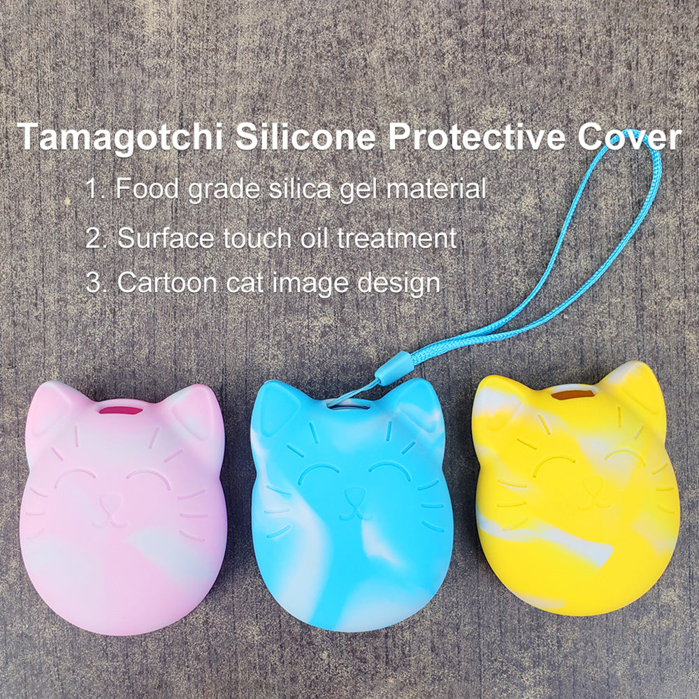 Étui en silicone protecteur pour Tamagochi Mix Jaune