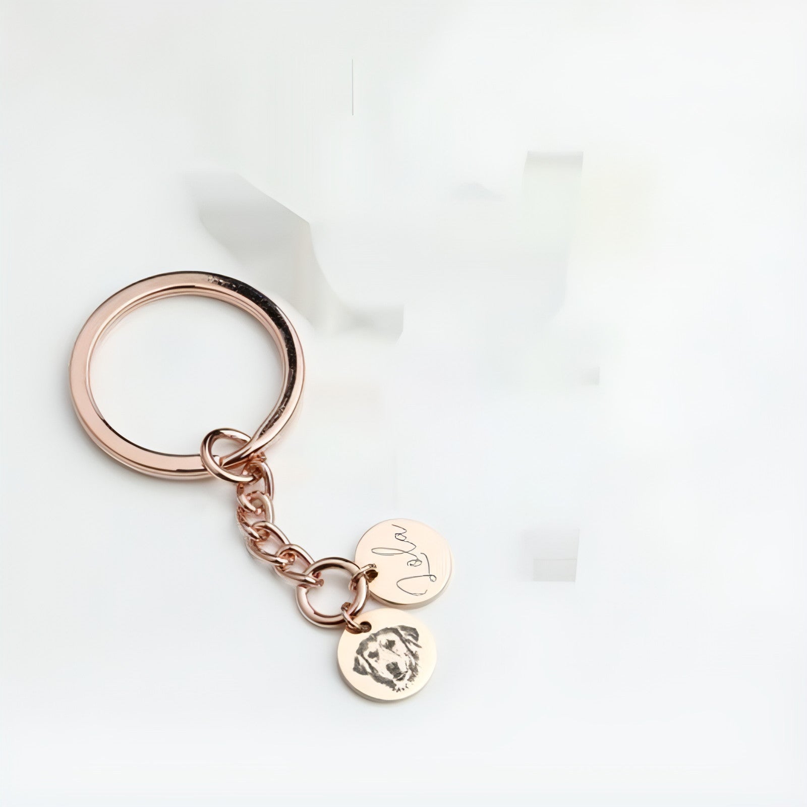Porte-clés Photo Animal Personnalisé – Cadeau Souvenir pour Amoureux des Animaux