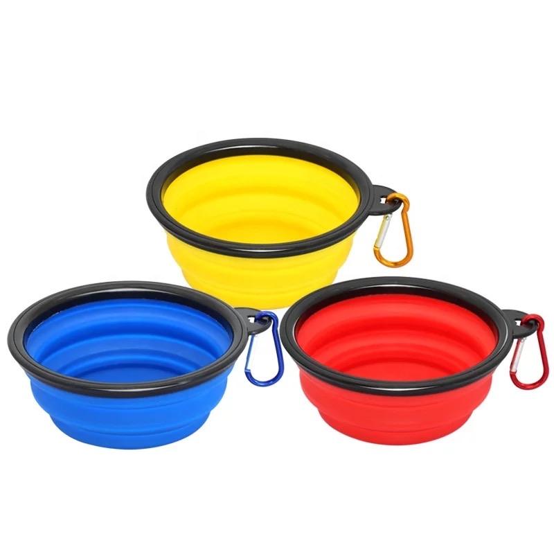 Gamelle de Voyage Pliable en Silicone pour Animaux