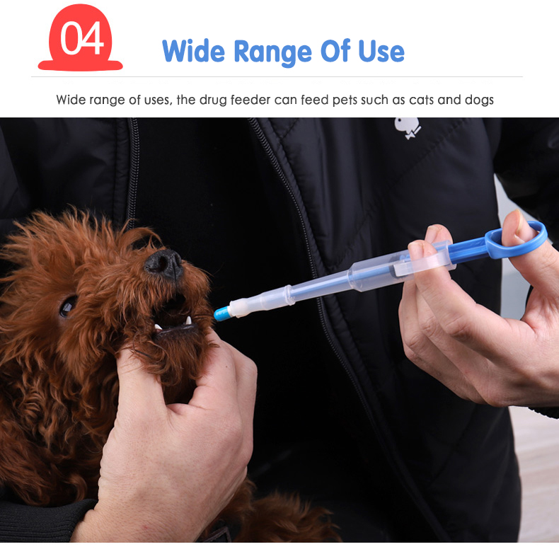 Medicine Syringe Tablet Pill Gun Piller Animal Dispenser Medicine