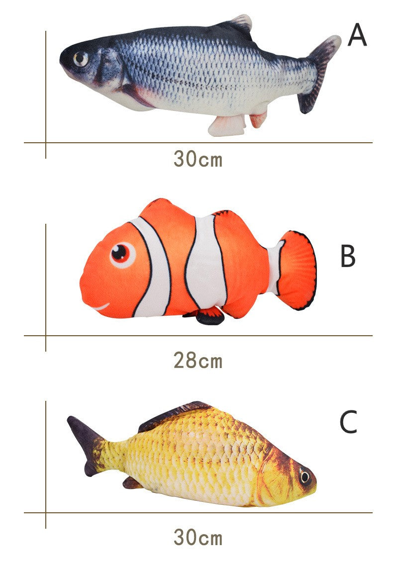 Electronic Floppy Fish Chat Jouet Moving Fish Jouet pour Chats