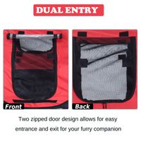 Remorque vélo pliable pour animaux : confort et sécurité en balade