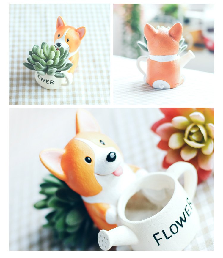 Pots de fleurs Corgi