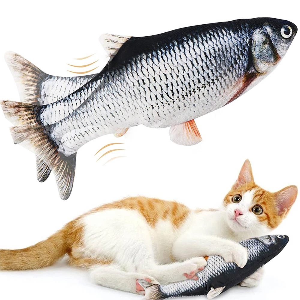 Jouet Poisson Électronique pour Chats