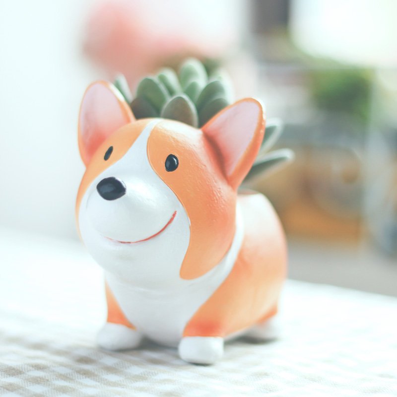 Pots de fleurs Corgi